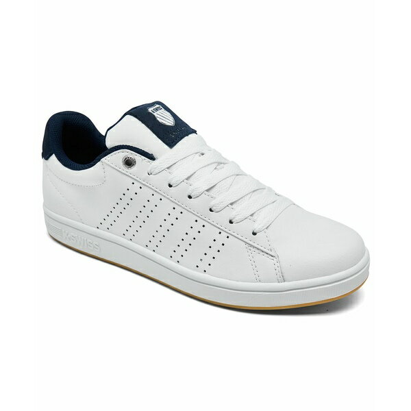 ケースイス スニーカー メンズ ケースイス メンズ スニーカー シューズ Men's Court Casper Casual Sneakers from Finish Line White, Navy, Gum