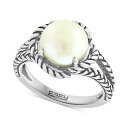 楽天astyエフィー コレクション レディース リング アクセサリー EFFY® Freshwater Pearl （9mm） Rope-Style Ring in Sterling Silver Sterling Silver