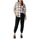 サンクチュアリー レディース カットソー トップス Women's Plaid Tunic Caramel Cafe Plaid