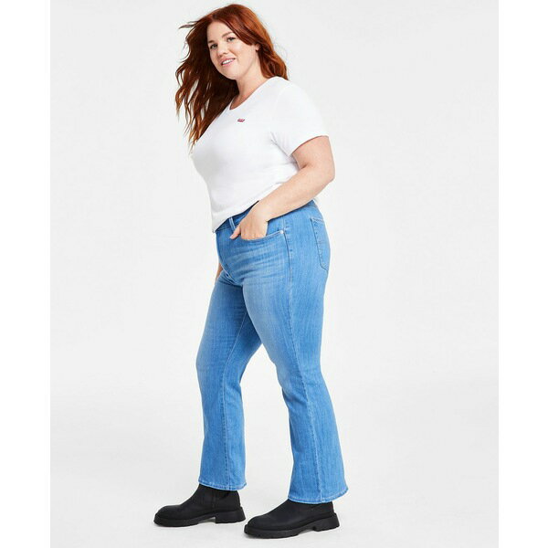 リーバイス レディース デニムパンツ ボトムス Trendy Plus Size 725 High-Rise Bootcut Jeans Tribeca..