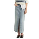 リーバイス レディース スカート ボトムス Women 039 s Cotton Denim Front-Slit Ankle Column Skirt Please Hold