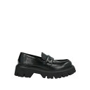 【送料無料】 ジーオーバーニー・コンティー メンズ スリッポン・ローファー シューズ Loafers Black