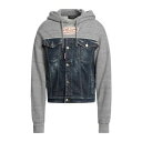 【送料無料】 ディースクエアード メンズ パーカー・スウェットシャツ アウター Sweatshirts Grey