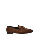 【送料無料】 サントーニ メンズ スリッポン・ローファー シューズ Loafers Brown