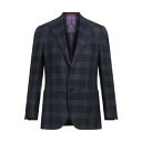 【送料無料】 イザイア メンズ ジャケット&ブルゾン アウター Blazers Purple