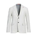【送料無料】 イザイア メンズ ジャケット&ブルゾン アウター Blazers White