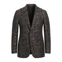 【送料無料】 イザイア メンズ ジャケット&ブルゾン アウター Blazers Blue