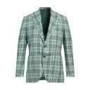 【送料無料】 イザイア メンズ ジャケット&ブルゾン アウター Blazers Green