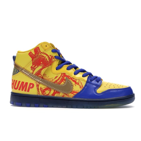 Nike ナイキ メンズ スニーカー 【Nike SB Dunk High Finnigan Mooney 15th Anniversary Doernbecher (2019)】 サイズ US_9(27.0cm) Vivid Sulfur/Game Royal