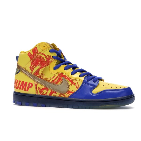 Nike ナイキ メンズ スニーカー 【Nike SB Dunk High Finnigan Mooney 15th Anniversary Doernbecher (2019)】 サイズ US_9(27.0cm) Vivid Sulfur/Game Royal
