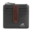 マンシーニ レディース 財布 アクセサリー Women's Croco2 RFID Secure Card Case Wallet Brown