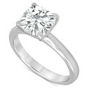 バッジェリーミシュカ レディース リング アクセサリー Certified Lab Grown Diamond Cushion-Cut Solitaire En...