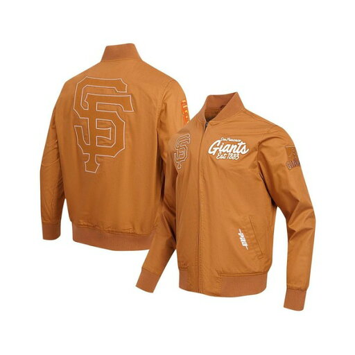 プロスタンダード メンズ ジャケット&ブルゾン アウター Men's Brown San Francisco Giants Paint The City Twill Full-Zip Jacket Brown プロスタンダード メンズ ジャケット&ブルゾン アウター Men's Brown San Francisco Giants Paint The City Twill Full-Zip Jacket Brown