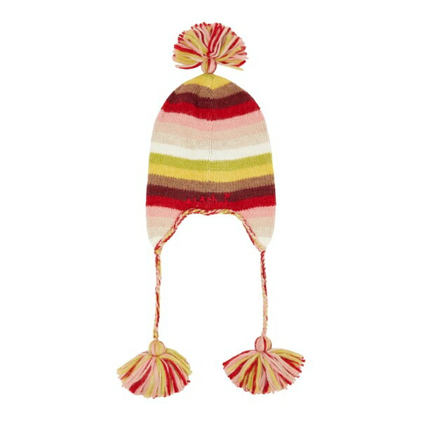 ・デザイン アラヌイ レディース 帽子 アクセサリー Striped alpaca wool-blend hat multicoloured：asty によって