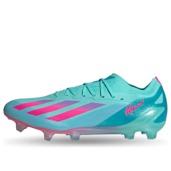 adidas アディダス メンズ スニーカー 【adidas X Crazyfast Messi.1 FG 'Flash Aqua Lucid Pink' ID0069】 サイズ US_7(25.0cm)