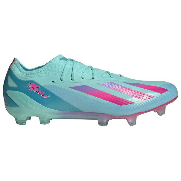 adidas アディダス メンズ スニーカー 【adidas X Crazyfast Messi.1 FG 'Flash Aqua Lucid Pink' ID0069】 サイズ US_7(25.0cm)