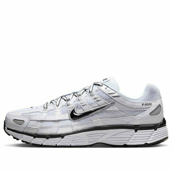 Nike ナイキ メンズ スニーカー 【Nike P-6000 'White Metallic Silver Black' CD6404-107】 サイズ US_7(25.0cm)