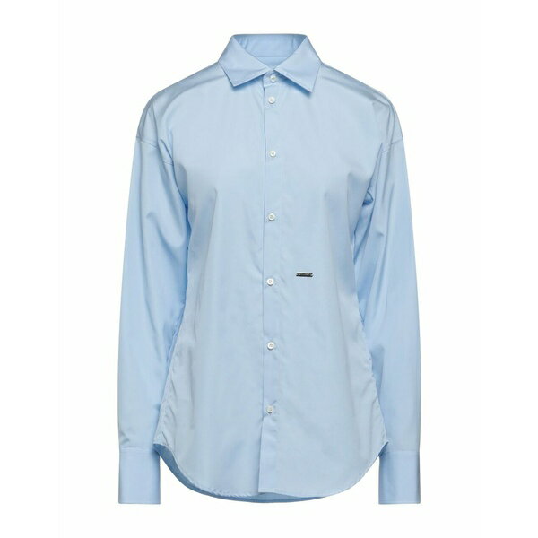 【送料無料】 ディースクエアード レディース シャツ トップス Shirts Sky blue