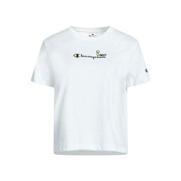 【送料無料】 チャンピオン レディース Tシャツ トップス T-shirts White