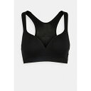 オンリープレイ レディース カットソー トップス ONPMARTINE SEAM BRA - Medium support sports bra - black solid(4)