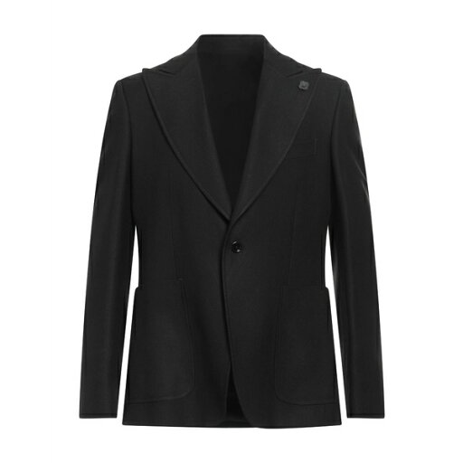 【送料無料】 ラルディーニ メンズ ジャケット&ブルゾン アウター Blazers Black 【送料無料】 ラルディーニ メンズ ジャケット&ブルゾン アウター Blazers Black