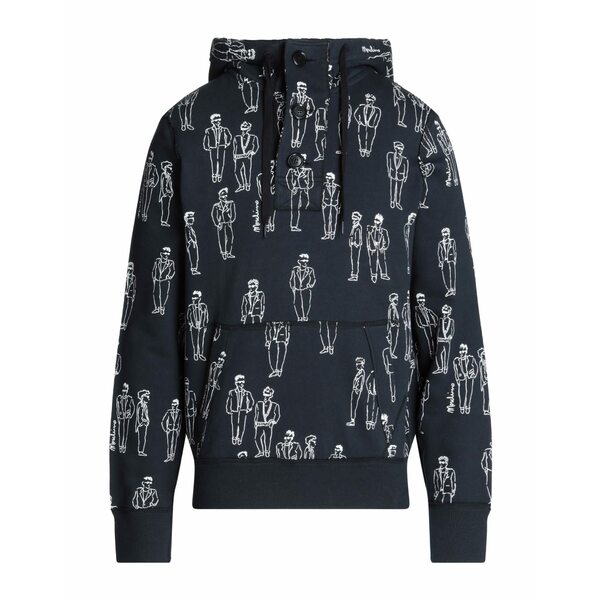 【送料無料】 モスキーノ メンズ パーカー・スウェットシャツ アウター Sweatshirts Blue