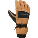 J[n[g Y  ANZT[ Carhartt Men's Waterproof Insulated Knit Cuff Gloves Brown/Black