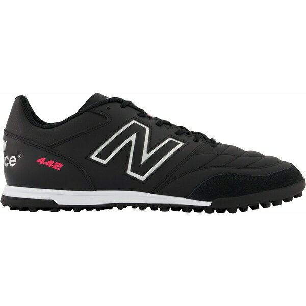 j[oX Y TbJ[ X|[c New Balance Men's 442 V2 Team Turf Soccer Cleats Black/White