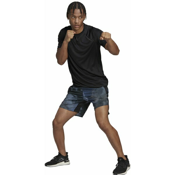 アディダス メンズ ハーフ＆ショーツ ボトムス adidas Men's HIIT Spin Training Shorts Multicolor/Black