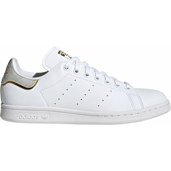 アディダス レディース スニーカー シューズ adidas Originals Women's Stan Smith Shoes White/Gold/Grey