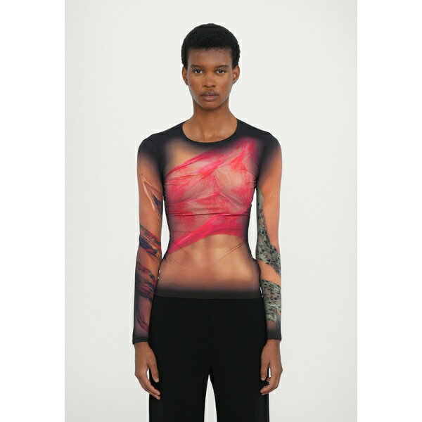 ޥ꡼  ǥ T ȥåץ MOON CREWNECK - Long sleeved top - dark beige