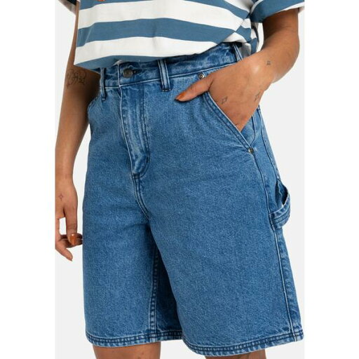 クイックシルバー レディース デニムパンツ ボトムス CARPENTER - Denim shorts - bsw クイックシルバー レディース デニムパンツ ボトムス CARPENTER - Denim shorts - bsw