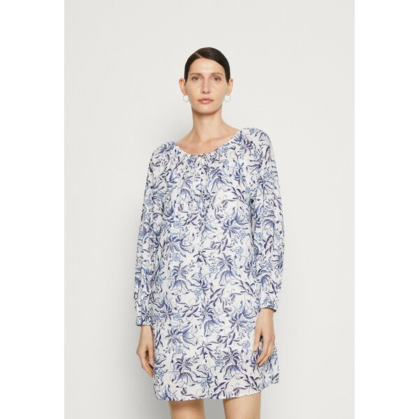 マルコポーロ レディース ワンピース トップス DRESS PRINTED SHORT LENGT H SHAPE FRONT SLIT TAPE DETAILS - Day dress - multi
