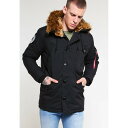 アルファインダストリーズ メンズ サンダル シューズ POLAR JACKET - Parka - black
