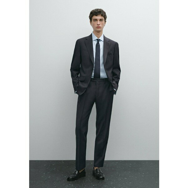 楽天astyマッシモ ドゥッティ メンズ カジュアルパンツ ボトムス Suit trousers - mottled dark blue