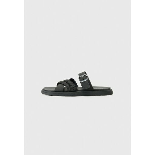ピア ワン メンズ サンダル シューズ Mules - black ピア ワン メンズ サンダル シューズ Mules - black