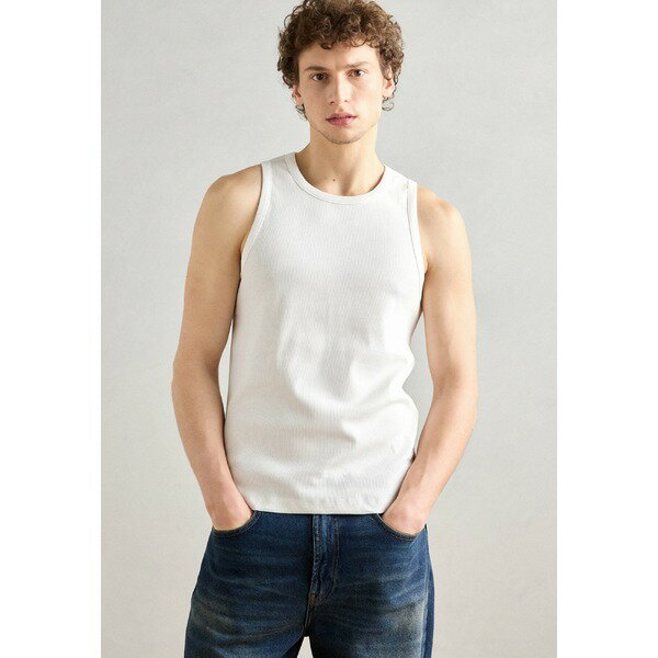 マルコポーロ デニム メンズ サンダル シューズ SLIM FIT - Top - white