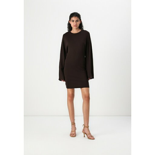 ジーナ トリコット レディース ワンピース トップス WIDE SLEEVE DRESS - Day dress - mole ジーナ トリコット レディース ワンピース トップス WIDE SLEEVE DRESS - Day dress - mole