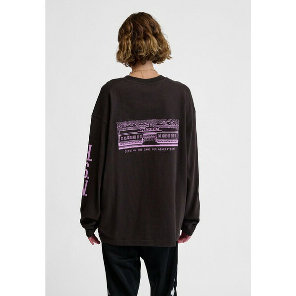 ヒュンメル メンズ Tシャツ トップス LOOSE STADIUM - Long sleeved top - after dark