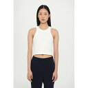 クローズド レディース Tシャツ トップス CROPPED RACER - Top - ivory(4)