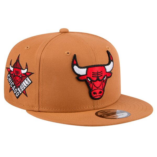 ニューエラ メンズ 帽子 アクセサリー New Era Chicago Bulls Color Pack 9FIFTY Snapback Hat Tan