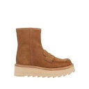 【送料無料】 アペパッツァ レディース ブーツ シューズ Ankle boots Brown