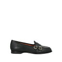 【送料無料】 サントーニ レディース スリッポン・ローファー シューズ Loafers Black