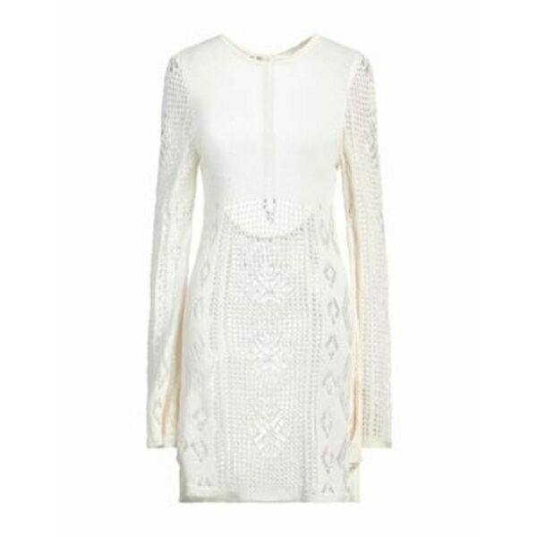 【送料無料】 エーケプ レディース ワンピース トップス Midi dresses White