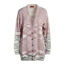 【送料無料】 ミッソーニ レディース カーディガン アウター Cardigans Purple