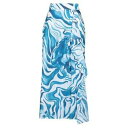 【送料無料】 アルベルタ フェレッティ レディース スカート ボトムス Maxi skirts Azure