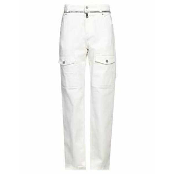 【送料無料】 バルマン メンズ デニムパンツ ボトムス Jeans White