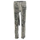 【送料無料】 リックオウエンス レディース デニムパンツ ボトムス Jeans Grey