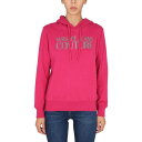 ベルサーチ レディース パーカー・スウェットシャツ アウター Sweatshirt With Logo FUCSIA