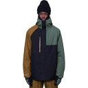 シックスエイトシックス メンズ スノーボード スポーツ Core Gore-Tex Shell Jacket - Men's Cypress Green Colorblock